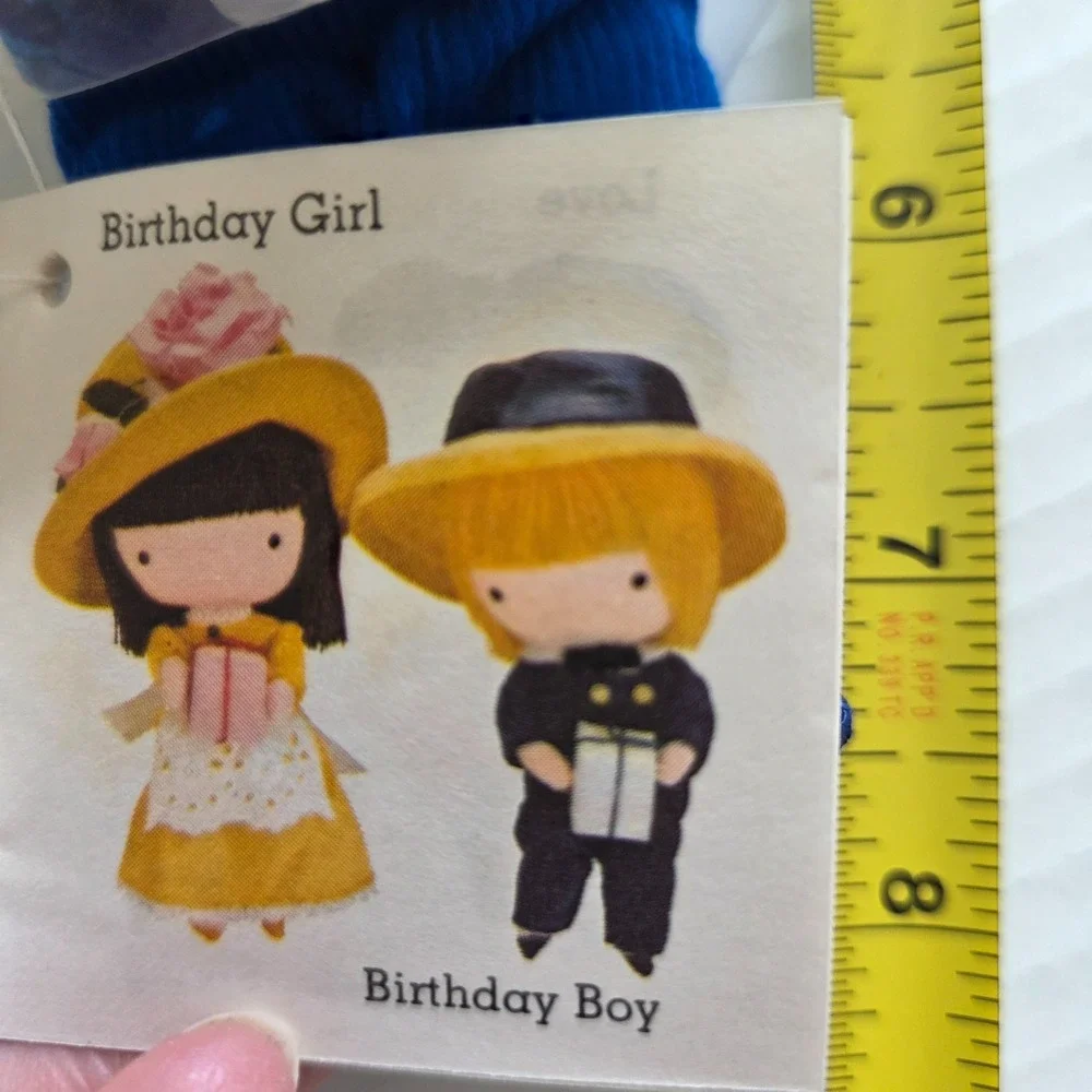 VTG 1981 Joan Walsh Anglund Pocket Dolls Birthday Boy 7" Corduroy Clothing - Picture 12 of 15
